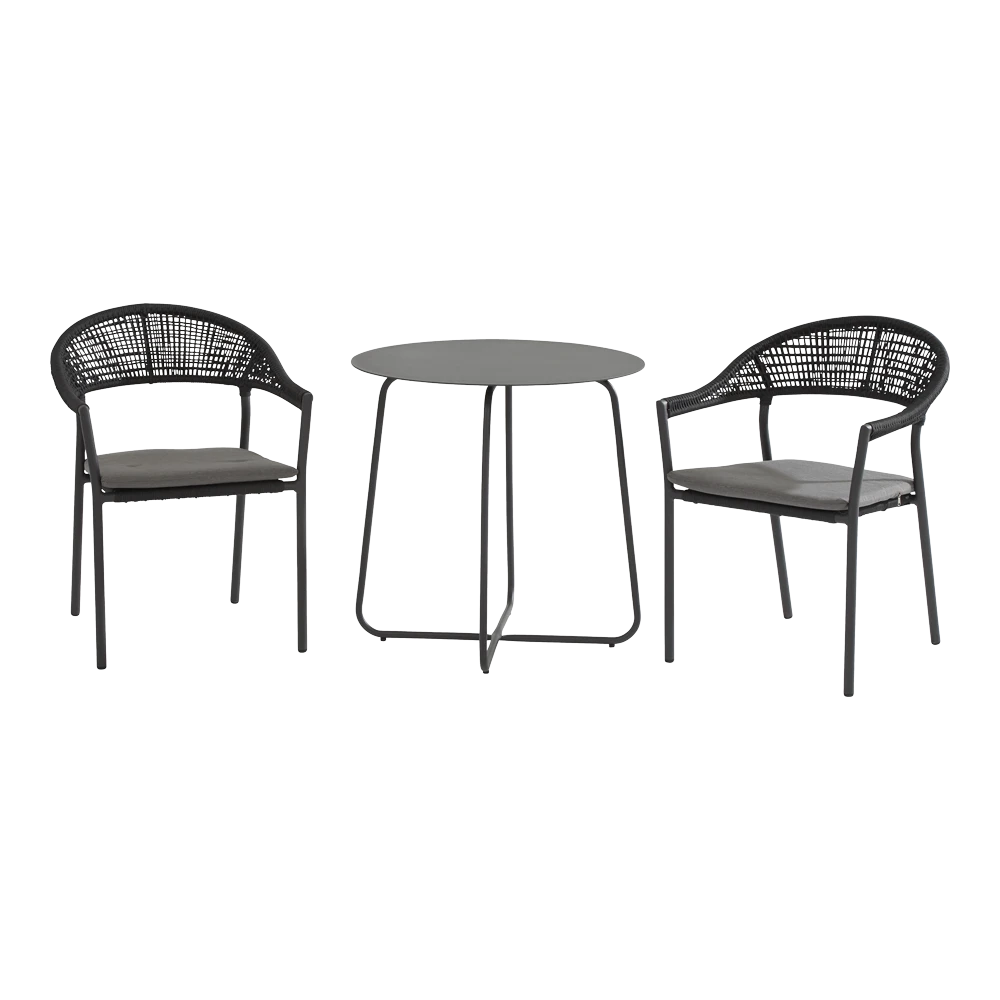 Sienna Dining Stoel - Grijs - Incl. Kussen 4 Sienna Dining Stoel - Grijs - Incl. Kussen - Afbeelding 4