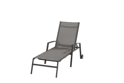 Solana Ligbed - Verrijdbaar - Antraciet 8 Solana Ligbed - Verrijdbaar - Antraciet -Buiten En Tuinen solana ligbed verrijdbaar antraciet 4 3