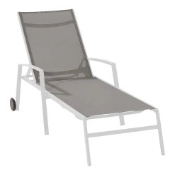 Solana Ligbed - Verrijdbaar - Wit