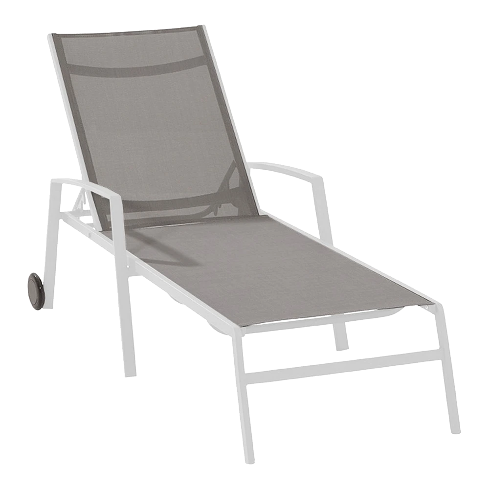 Solana Ligbed - Verrijdbaar - Wit 1 Solana Ligbed - Verrijdbaar - Wit