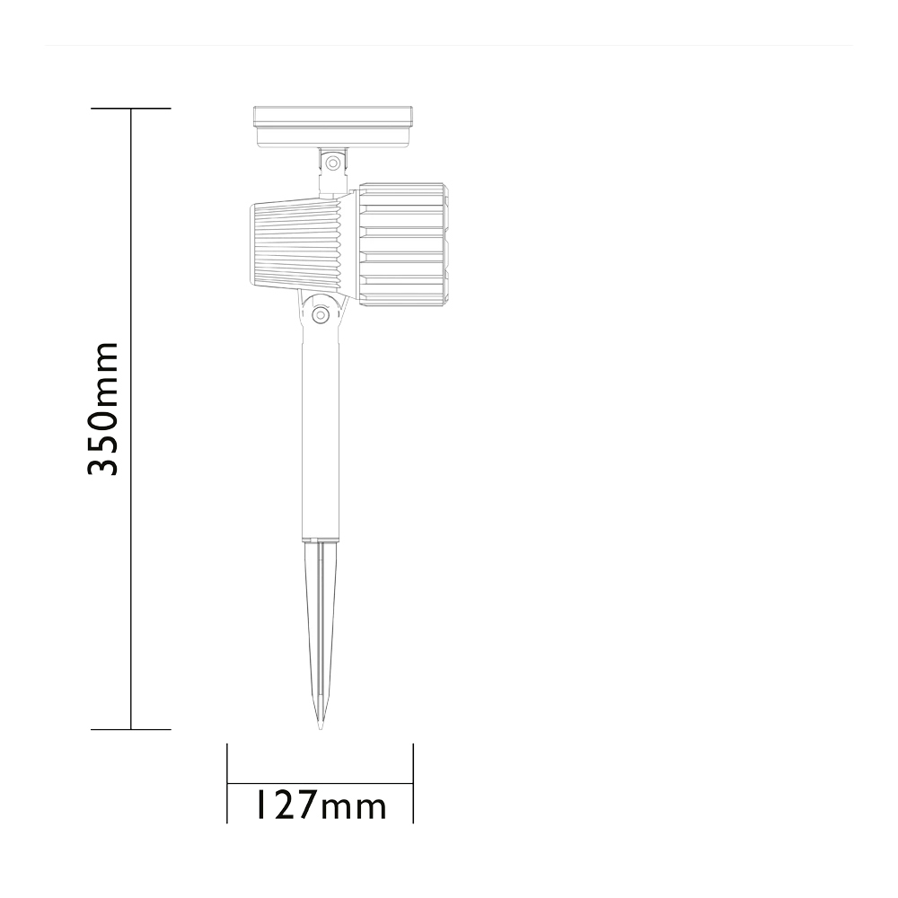 Luxform Solar Tuinspot Salamanca 3 Luxform Solar Tuinspot Salamanca - Afbeelding 3