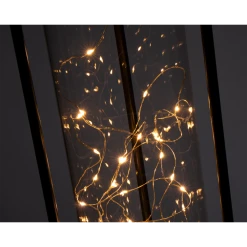 Lumineo Solar Lantaarn - LED - D15 X H42cm - Zwart 8 Lumineo Solar Lantaarn - LED - D15 X H42cm - Zwart -Buiten En Tuinen solar lantaarn led d15 x h42cm zwart solar 4 3