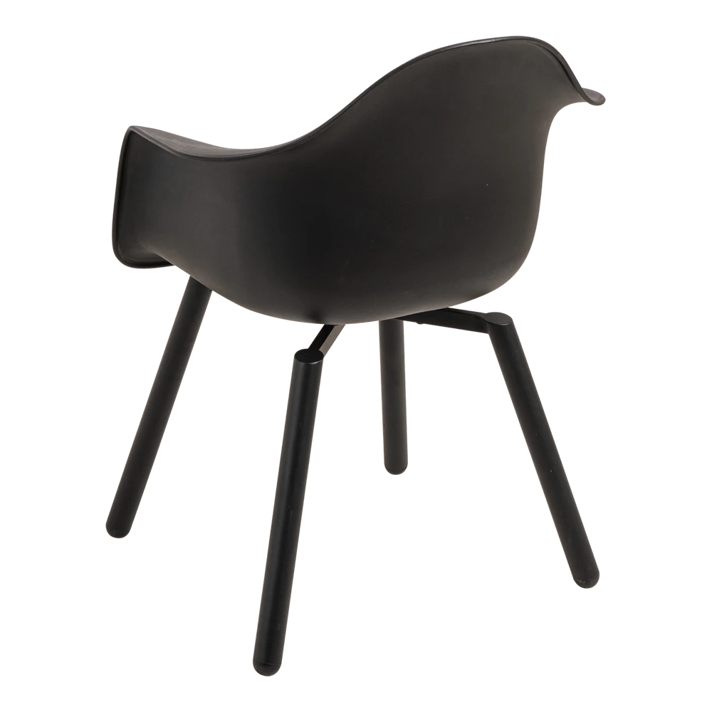 Stoel Montreux Zwart/zwart 2 Stoel Montreux Zwart/zwart - Afbeelding 2