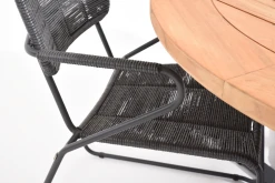 Swing Dining Stoel - Antraciet -Buiten En Tuinen swing dining stoel antraciet 6 3