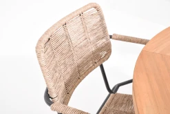 Swing Dining Stoel - Naturel -Buiten En Tuinen swing dining stoel naturel 5 3