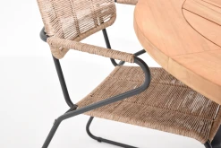 Swing Dining Stoel - Naturel -Buiten En Tuinen swing dining stoel naturel 6 3