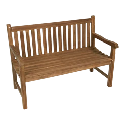 Teak Bank De Luxe - 130cm - Naturel