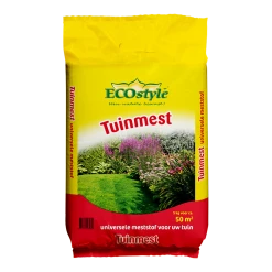 EcoStyle Tuinmest 5kg - Tuinplanten Voeding, Gazonmeststof