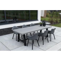 Tuintafel Toro - Betonlook - 250x100cm -Buiten En Tuinen tuintafel toro betonlook 250x100cm 3