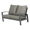 Valencia Lounge 2-zitsbank - Charcoal