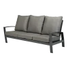 Valencia Lounge 3-zitsbank - Charcoal
