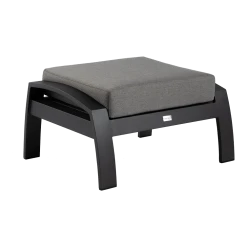 Valencia Lounge Voetenbank - Charcoal