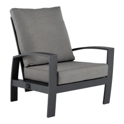 Valencia Loungestoel - Charcoal