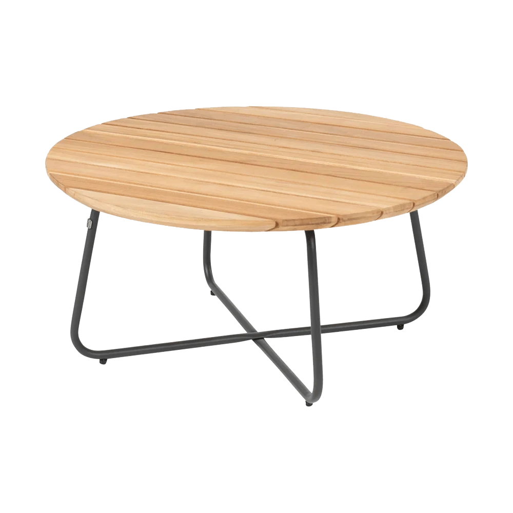 Verdi Coffee Tafel - U00f8 73 Cm - Natural Teak 2 Verdi Coffee Tafel - U00f8 73 Cm - Natural Teak - Afbeelding 2